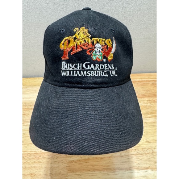 GTH Other - Vintage Pirates Busch Gardens Virginia Adjustable Baseball Cap Hat OSFM NWOT